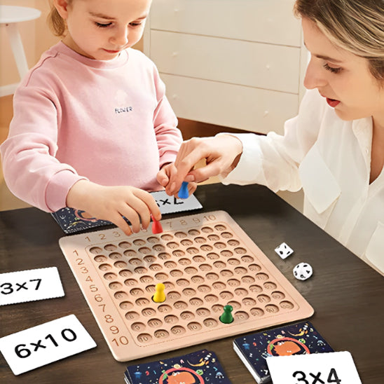 Planche d'apprentissage des mathématiques - Jeu éducatif en bois - Pour enfant