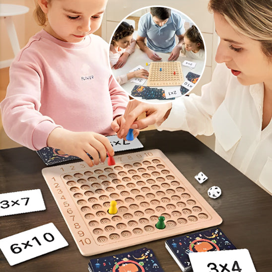 Planche d'apprentissage des mathématiques - Jeu éducatif en bois - Pour enfant