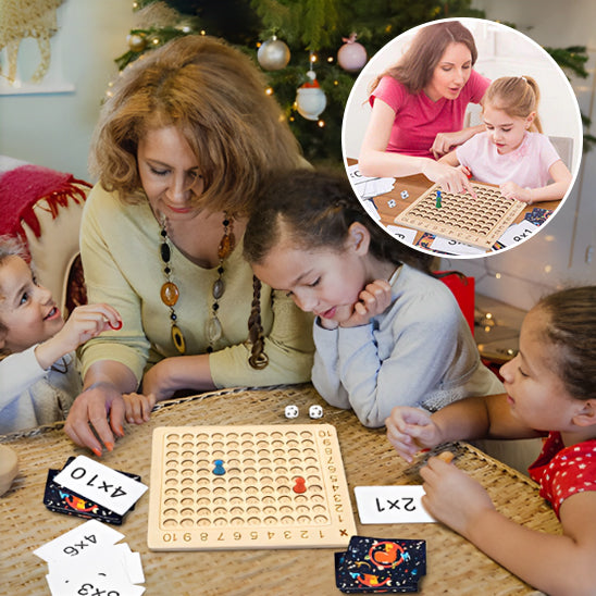 Planche d'apprentissage des mathématiques - Jeu éducatif en bois - Pour enfant