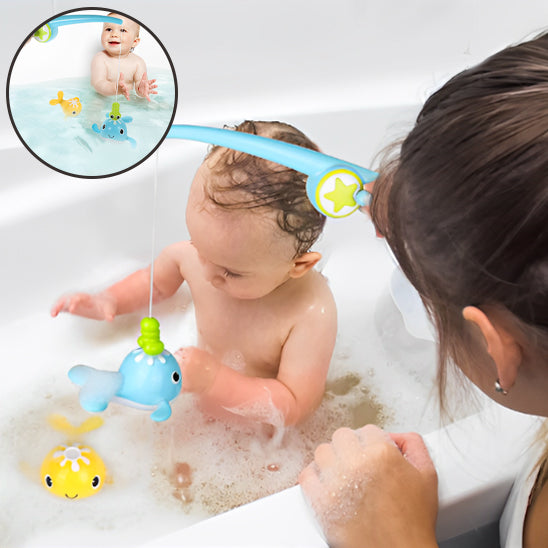 Jouets Aquatiques avec Filet de Pêche pour la Douche