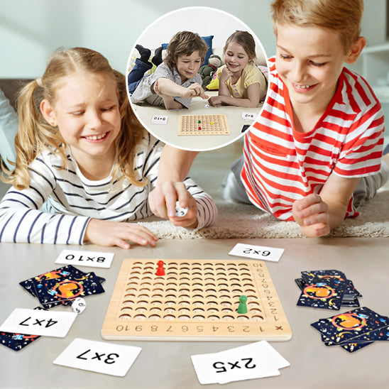 Planche d'apprentissage des mathématiques - Jeu éducatif en bois - Pour enfant