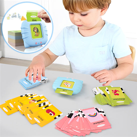 Cartes éducatives,Flash Jouets éducatifs pour Jeunes Enfants de 1 à 6 Ans, Jouets préscolaires pour écouter et Apprendre 224 Mots