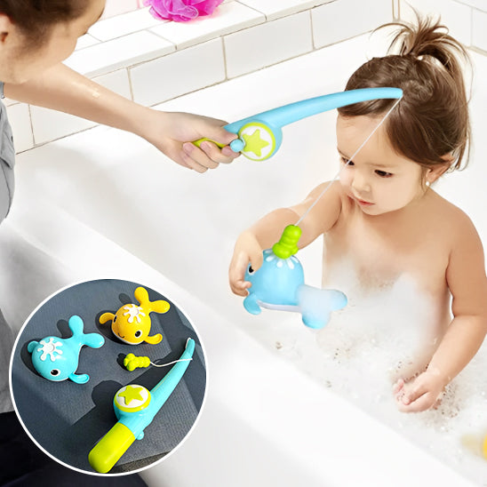 Jouets Aquatiques avec Filet de Pêche pour la Douche