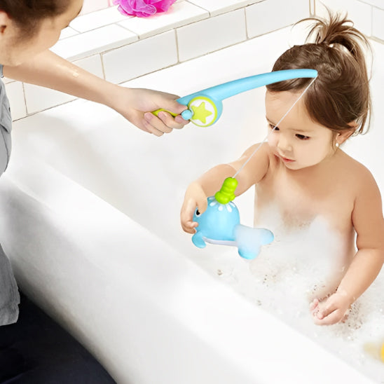 Jouets Aquatiques avec Filet de Pêche pour la Douche