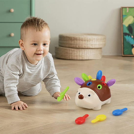 Jouet Sensoriel Motricité Fine Bebe Jeux Éducatif pour Apprendre à Compter et Les Couleurs