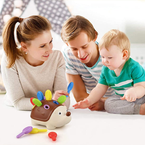 Jouet Sensoriel Motricité Fine Bebe Jeux Éducatif pour Apprendre à Compter et Les Couleurs