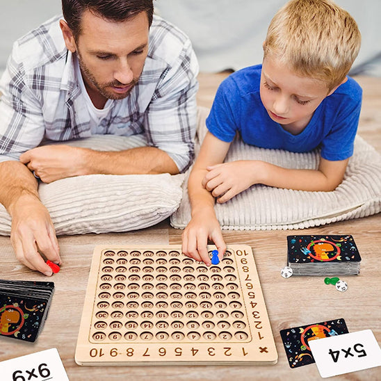 Planche d'apprentissage des mathématiques - Jeu éducatif en bois - Pour enfant