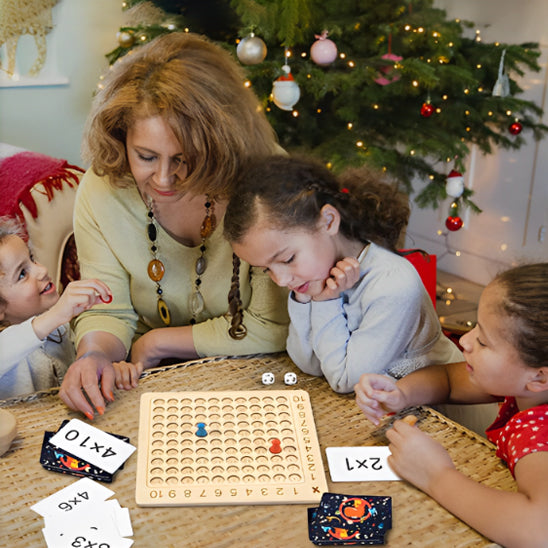 Planche d'apprentissage des mathématiques - Jeu éducatif en bois - Pour enfant