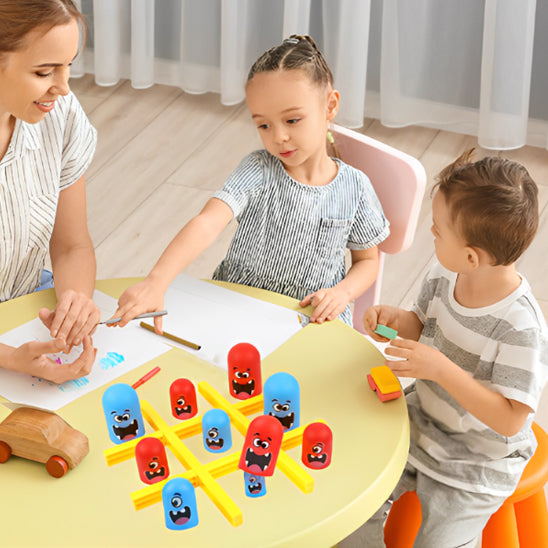 Ensemble Tic tac Toe Jeu de Société pour 2 Personnes