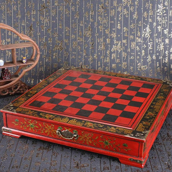 Échecs de collection vintage en bois